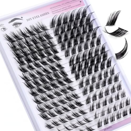 Lash Clusters 168Pcs - 12-18mm Wispy Eyelash Extensions