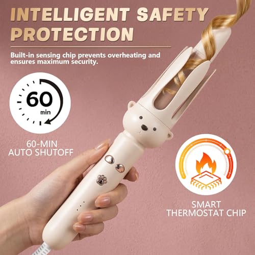 Automatic Rotating Curling Iron 28mm | Beach Waves & Anti-Scald