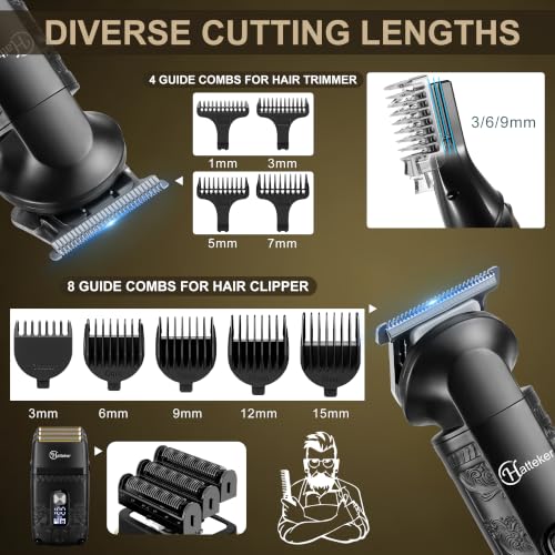 Hatteker Professional Hair Clipper & Foil Shaver Kit