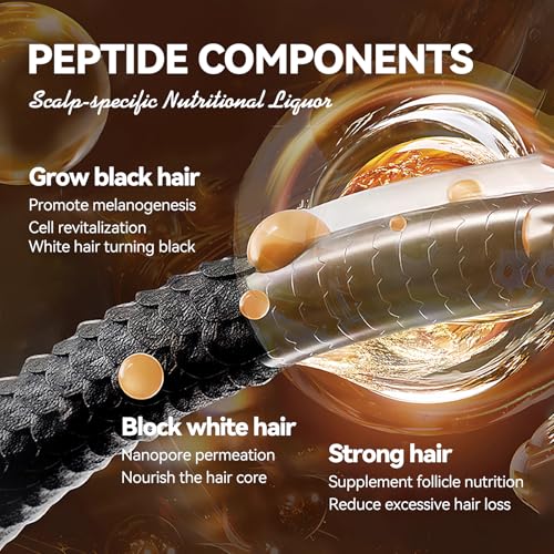 Hair Color Stick with Comb for Gray Hair Cover, Dark Brown