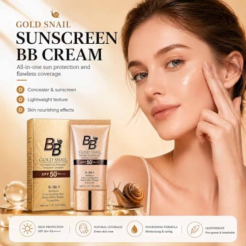 BB Cream SPF 50 Tinted Moisturizer with Snail Filtrate, 40g