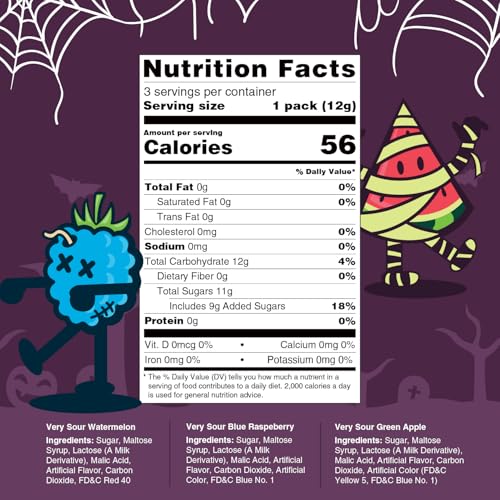 Sweet Dreams Spooky Ghost Popping Candy Mix - Sour Dip & Stickers
