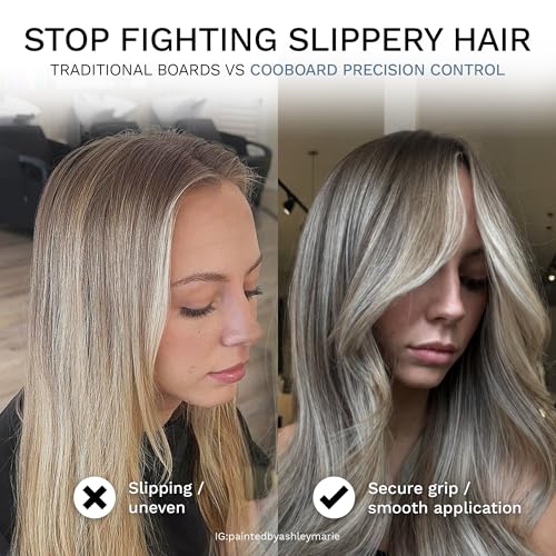 Cooboard Balayage Board with Teeth | Hair Highlighting Paddle