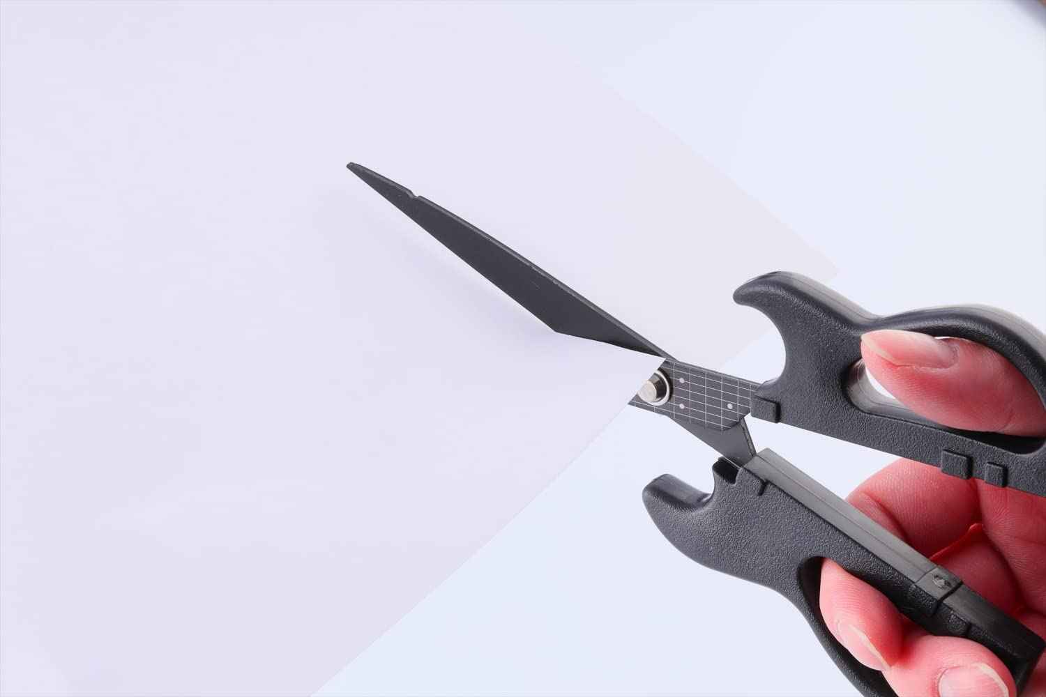 Nikken Cutlery Guitar Scissor SekiSound Black with a stand (Gift Box Included) Hobby Tool SS-20B