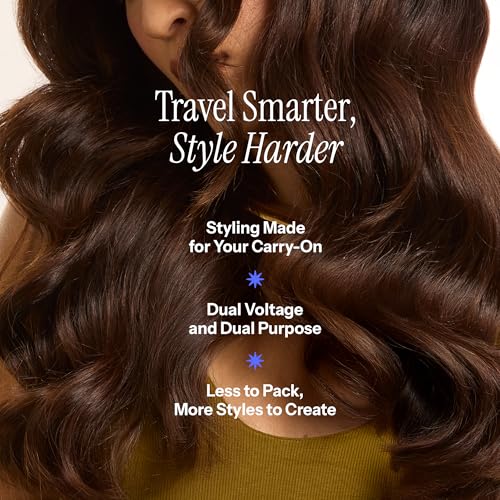 Hot Tools Pro 2-in-1 Curl & Straight Styler - Flat Iron & Curling Iron