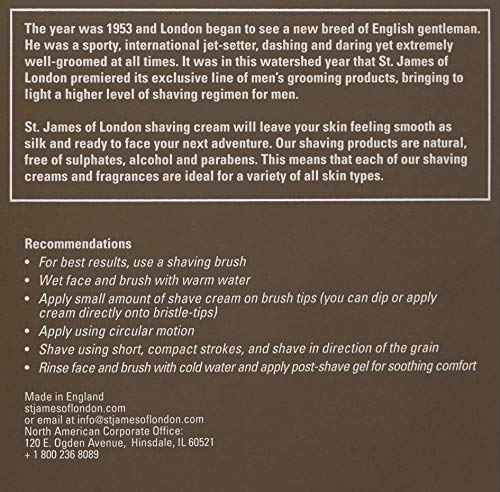 St James of London 100% all-natural Black Pepper & Lime Cream Tub