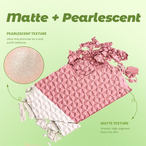 2-In-1 Blush & Highlighter Palette with Mirror
