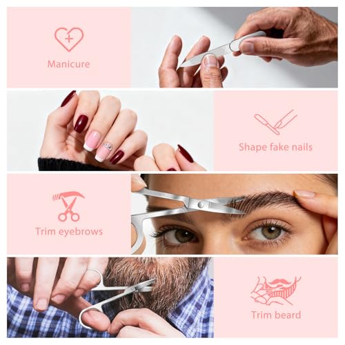 Morgles 9-Piece Men’s Tweezers & Nail Clipper Kit with Case