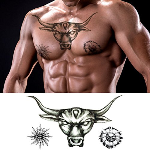 Temporary Tattoo Stickers for Men Women - 5 Sheets