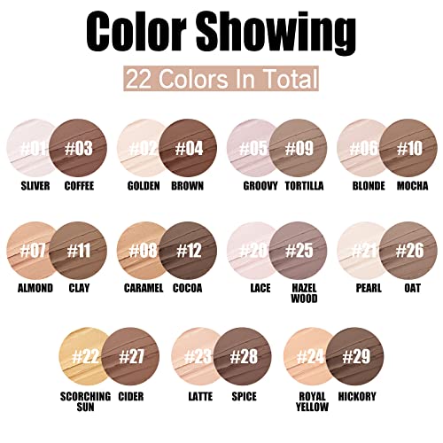 FOCALLURE Contour Stick Kit – Bronzer & Highlighter Pen, Medium
