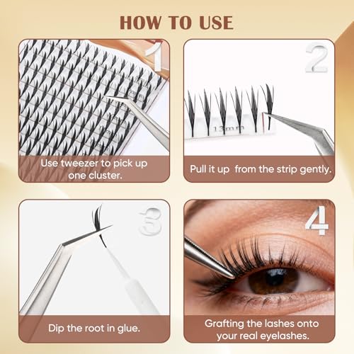 Premade Wing Lash Extensions 8-15mm C/D Curl Mix