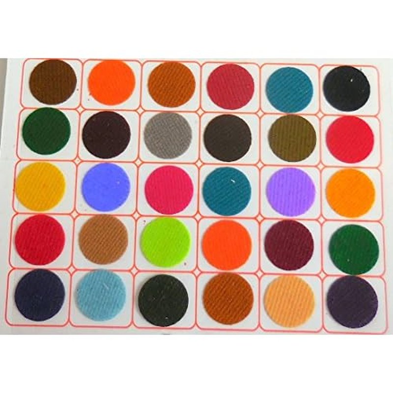 720 X Count Bindi dots Multi Size Multicolor Bindi Round Bindi Polka dots Daily use Bindi Stickers (Multicolored)