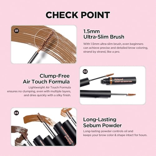 Lilybyred Skinny Mes Brow Mascara - 1.5mm Ultra-Slim Brush