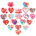 Whaline 160Pcs Glitter Heart Temporary Tattoos Valentine Party Favor