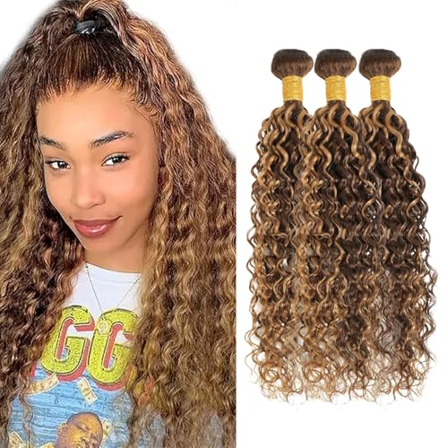 P427 Water Wave Human Hair Bundles 20-24 inch 150g