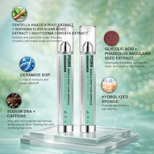 PDRN Hair Ampoule 100ml - Scalp Treatment & Hair Growth (2pcs)