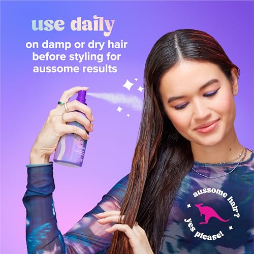 Aussie Ultra Wonder Daily Mist Detangler, 7.6oz - Heat Protection & Anti-Breakage