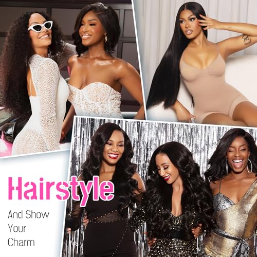 YUNXING 13x6 Body Wave Lace Front Wig 30 Inch 200% Density