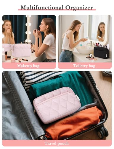 Noozion Makeup Travel Bag - Water-Resistant Toiletry Organizer