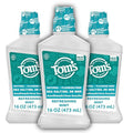 Tom's of Maine Sea Salt Fluoride Free Mouthwash, Mint, 3 Pack, 16 fl