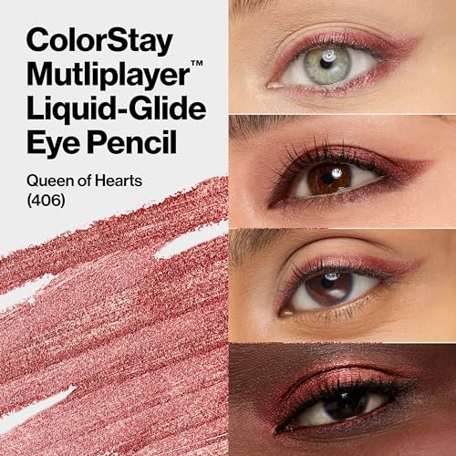 REVLON ColorStay Multiplayer Eye Pencil Queen of Hearts 0.03 oz - Waterproof, Blendable, Long-Lasting Eyeliner