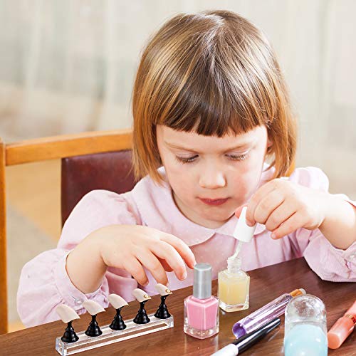 Blulu Magnetic Nail Stand Holder Set for Press-On Nails – 2 Pack, Black