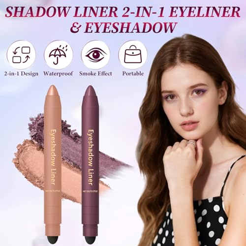 Shadow Liner 2-In-1 Eyeliner & Eyeshadow Stick, Waterproof