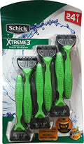 Schick Xtreme 3 Blade Sensitive Disposable Razor with Vitamin E & Aloe, 8 Count