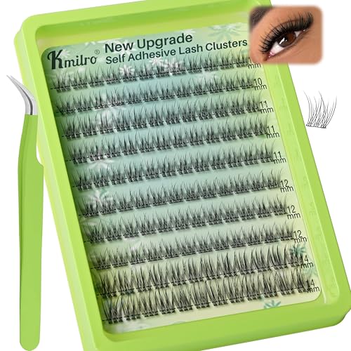 Self Adhesive Lash Clusters 10-14mm Natural Pre-Glued 120Pcs