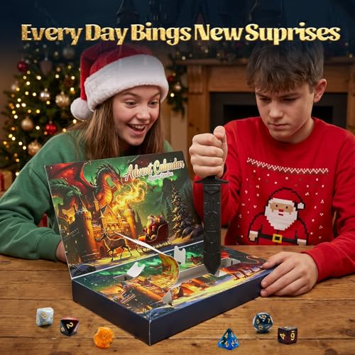 SkyRoad 2026 Dice Advent Calendar - Dungeons & Dragons Gifts