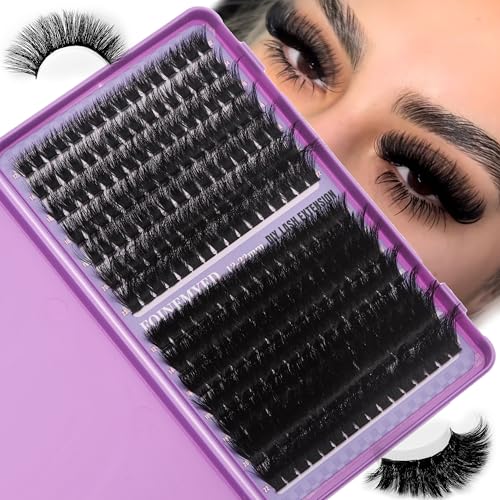 100D/200D Thick Volume Lash Clusters 12-22mm DIY
