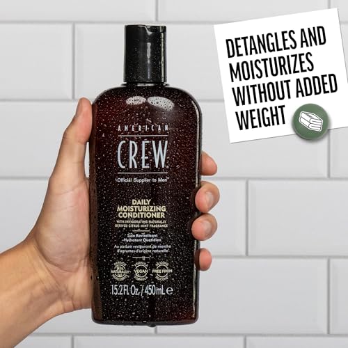 American Crew Conditioner for Men, Daily Moisturizer, Naturally Derived, Vegan Formula, Citrus Mint Fragrance, 8.45 fl oz