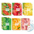 20PCS Hydrating Face Masks,Moisturizing Facial Masks for Women and Men,Fruit Overnight Facial Sheet Mask,Lightweight and Non-greasy Face Sheet Mask for All Skin Type 12