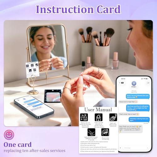 Press On Nail Storage Set: 100 Bags, Cards & Accessories
