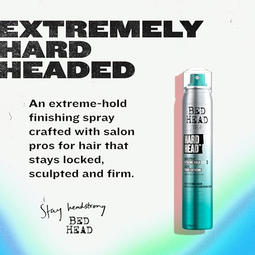 TIGI Bed Head Hard Head Hairspray - Travel Size, Extra Strong Hold