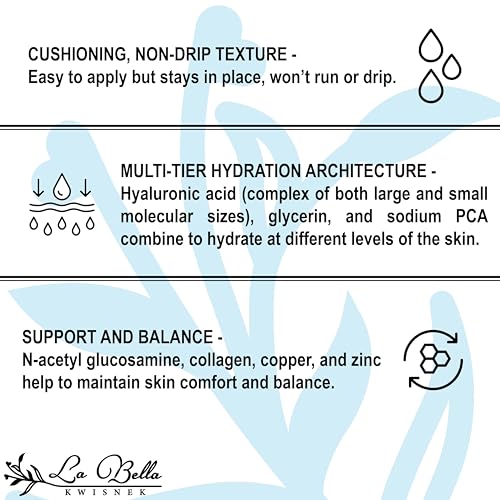Fortifying Serum ? Lightweight Hyaluronic Acid & Collagen Facial Serum, Daily Hydration, Non-Greasy, 1 oz / 30 mL