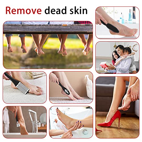 Electric Foot Callus Remover with 4 Roller Heads - Rechargeable Pedicure Kit