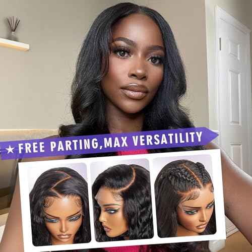 30 Inch 13x6 Lace Front Wigs Human Hair Pre Plucked 200% Density Body Wave HD Transparent Lace Frontal Wig For Women 100% Real Human Hair wigs 3X Longer Lifespan