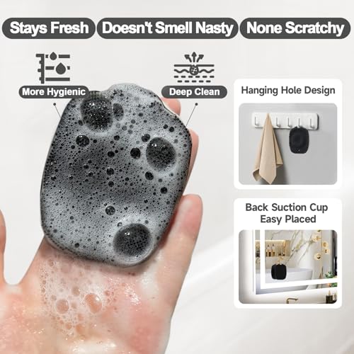 Silicone Face Scrubber Set - Soft Exfoliator for Sensitive Skin