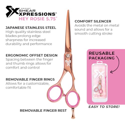 Cricket Shear Xpressions 5.75" Professional Hair Cutting Scissors