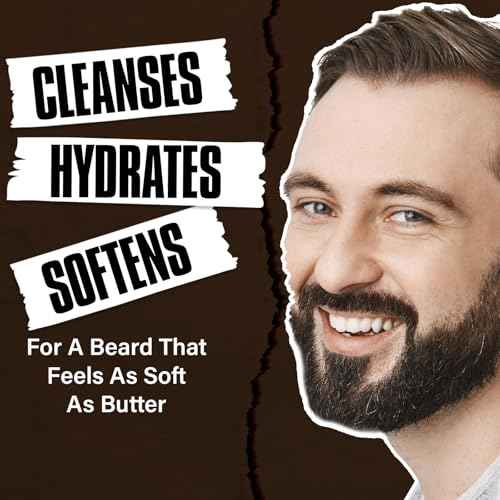 2-in-1 Beard Wash and Conditioner ? Cleanse, Hydrate & Soften Dry, Coarse Beard, Beard Shampoo for a Fuller & Healthier Beard ?Sandalwood Scent, 8.45 oz