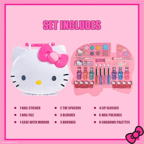 Hello Kitty Makeup Vanity Set with Light-Up Mirror