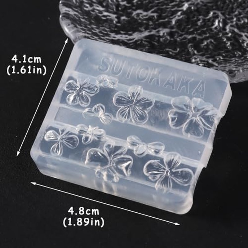 3D Flower Nail Art Silicone Mold Kit with Sculpture Pen