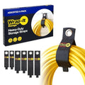 Black Heavy-Duty Wrap-It Storage Straps Assorted 6-Pack - Cord & Tool Organizer