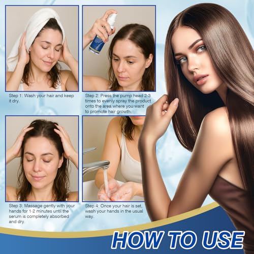 5% Minoxidil Spray for Women Hair Growth - 3 Pack