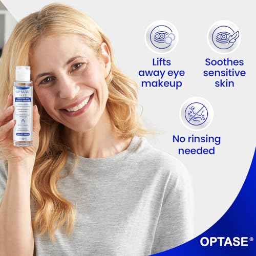 Optase Life Sensitive Eye Makeup Remover ? Gentle & Effective for All Skin Types - Breakthrough Innovation vs Traditional Micellar Water - 100ml