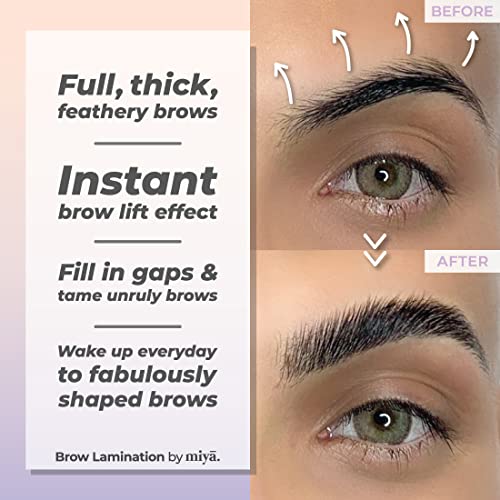 MIYA LASH Brow Lamination Kit - Professional DIY Eyebrow Lift & Fuller Brows