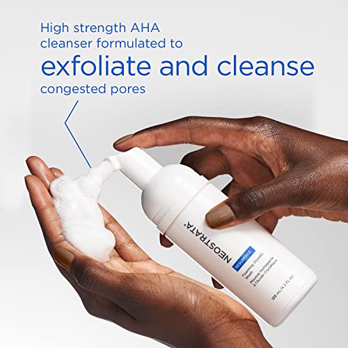 NEOSTRATA Foaming Glycolic Face Wash High Strength AHA Cleanser Soap-free, 4.2 fl. oz.
