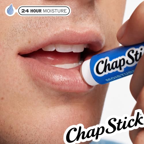 ChapStick Moisture + SPF 15 Lip Balm 12-Pack Unflavored, 0.15 Oz Each