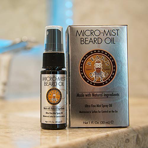 Beard Guyz Micro-Mist Beard Oil ? Lightweight Beard Moisturizer & Conditioner for Soft, Smooth, and Shiny Facial Hair, 1 oz